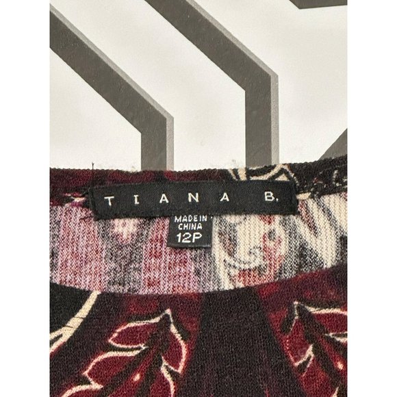 Tiana B. Ladies Abstract Gorgeous Sophisticated Multicolor Dress Size 12P - Picture 5 of 7